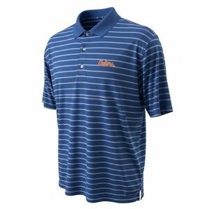 Florida Gators Golf Polo Short Sleeve Shirt Men's XXL Blue Stripe Greg Norman